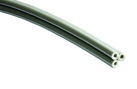 DCI 332 3 Hole, Syringe Tubing, Straight Gray