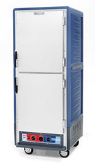 Metro C539-MDS-L-BU C5 3 Series Insulated Moisture Heated Holding/Proofing Cabinet, Full Height, Dutch Solid Doors, Lip Load Aluminum Slides, 120V, 60Hz, 2000W, Blue