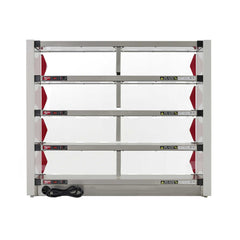 محطة تسخين Metro2Go PU8CD-HS1842 ذات 8 حجرات لاستلام البيتزا والوجبات الجاهزة والتوصيل، 120 فولت، 1600 وات