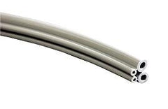 DCI 402B 4 Hole, HP Tubing, Straight Gray, Box of 100ft