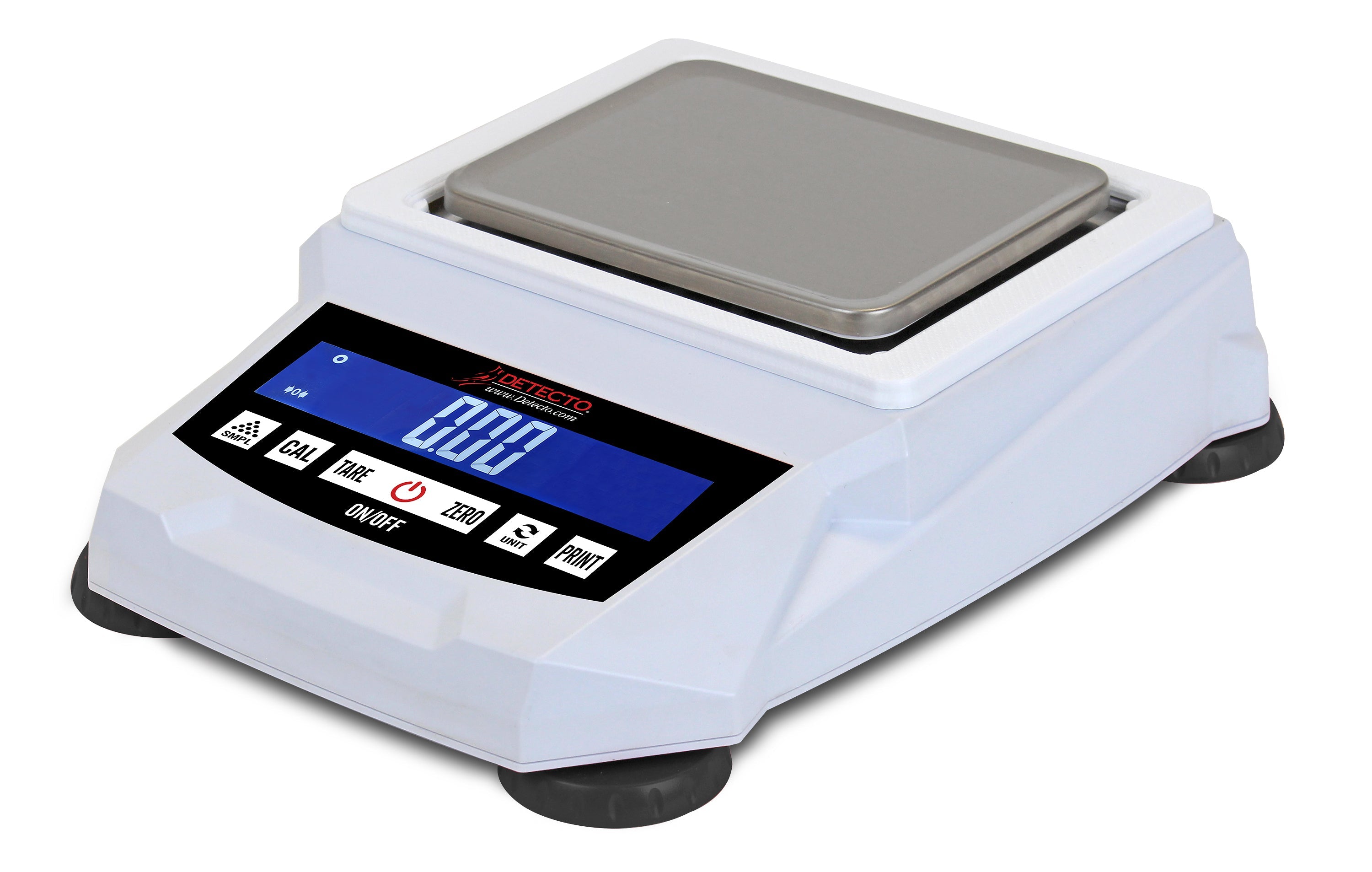 Detecto 420-1200 Digital Precision Balance Scale, 1200 g x e = 0.2 g / d = 0.02 g, 5.7 in W x 4.5 in D Platform