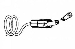 DCI 431CT 4 Hole with CT, HP Tubing, Asepsis Coiled Black