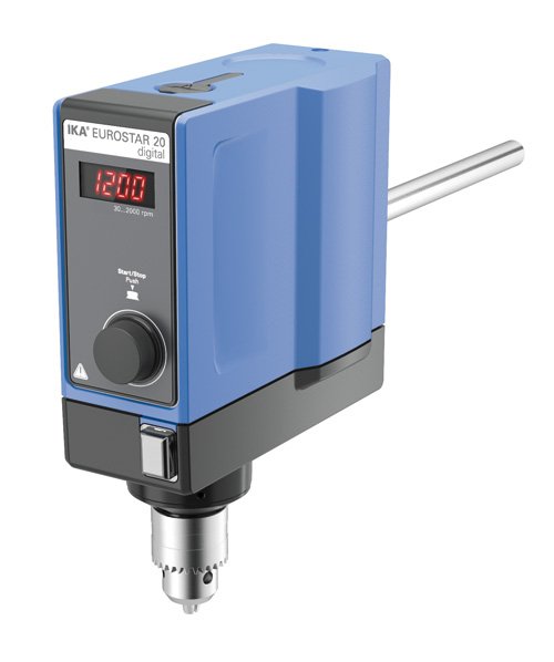 IKA 4442001 Eurostar 20 Digital, Overhead Stirrer, 0/30 - 2,000 rpm