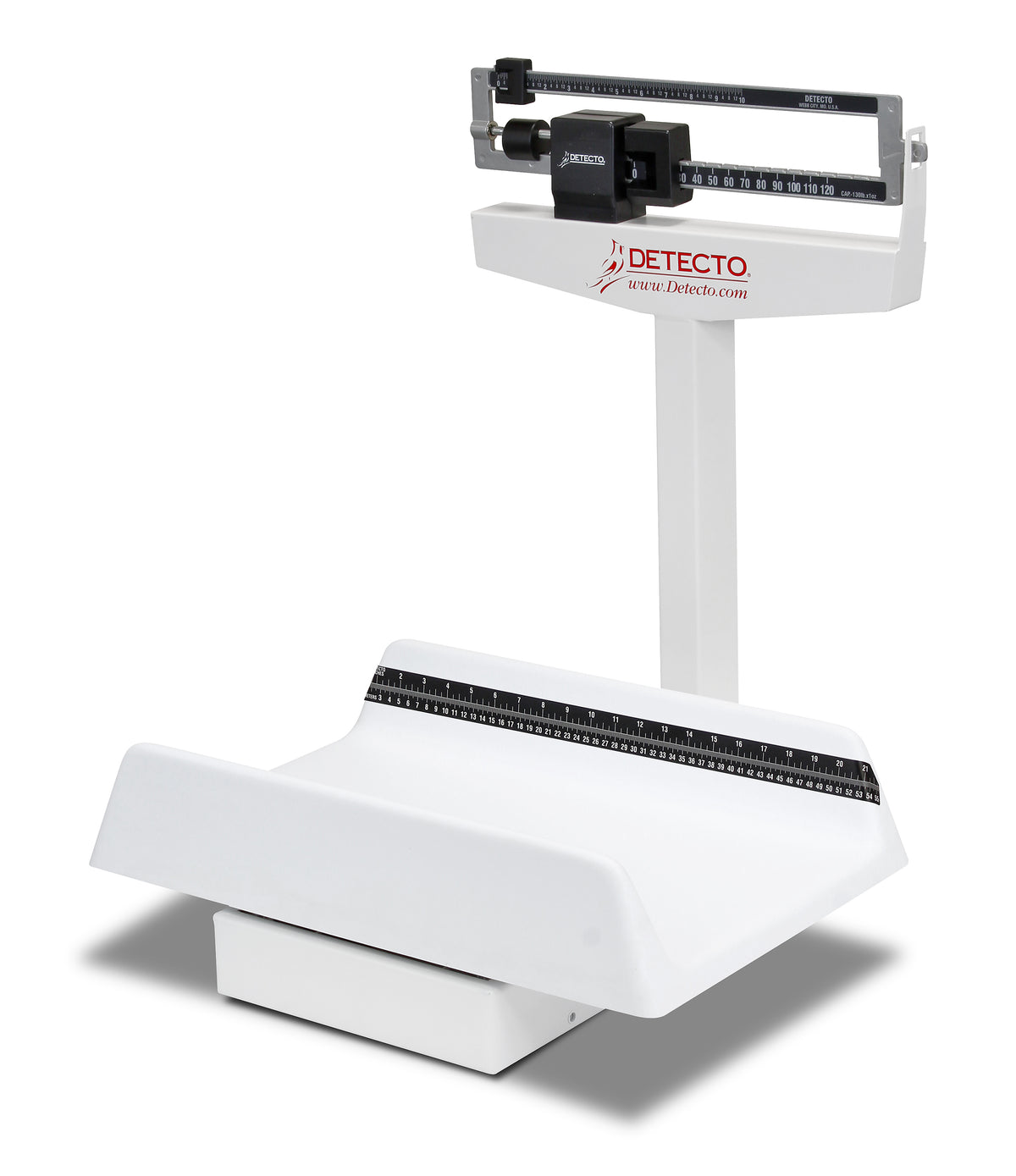 Detecto 450 Series Mechanical Baby Scale 130 lb x 1 oz