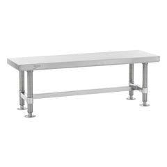 Metro GB1648S Stainless Steel Gowning Bench, 16" x 48" x 18"