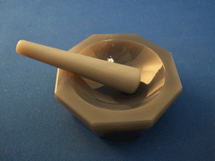 BUCK Scientific 5312 65mm OD Agate Mortar and Pestle