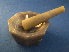 BUCK Scientific 5313 95mm OD Agate Mortar and Pestle