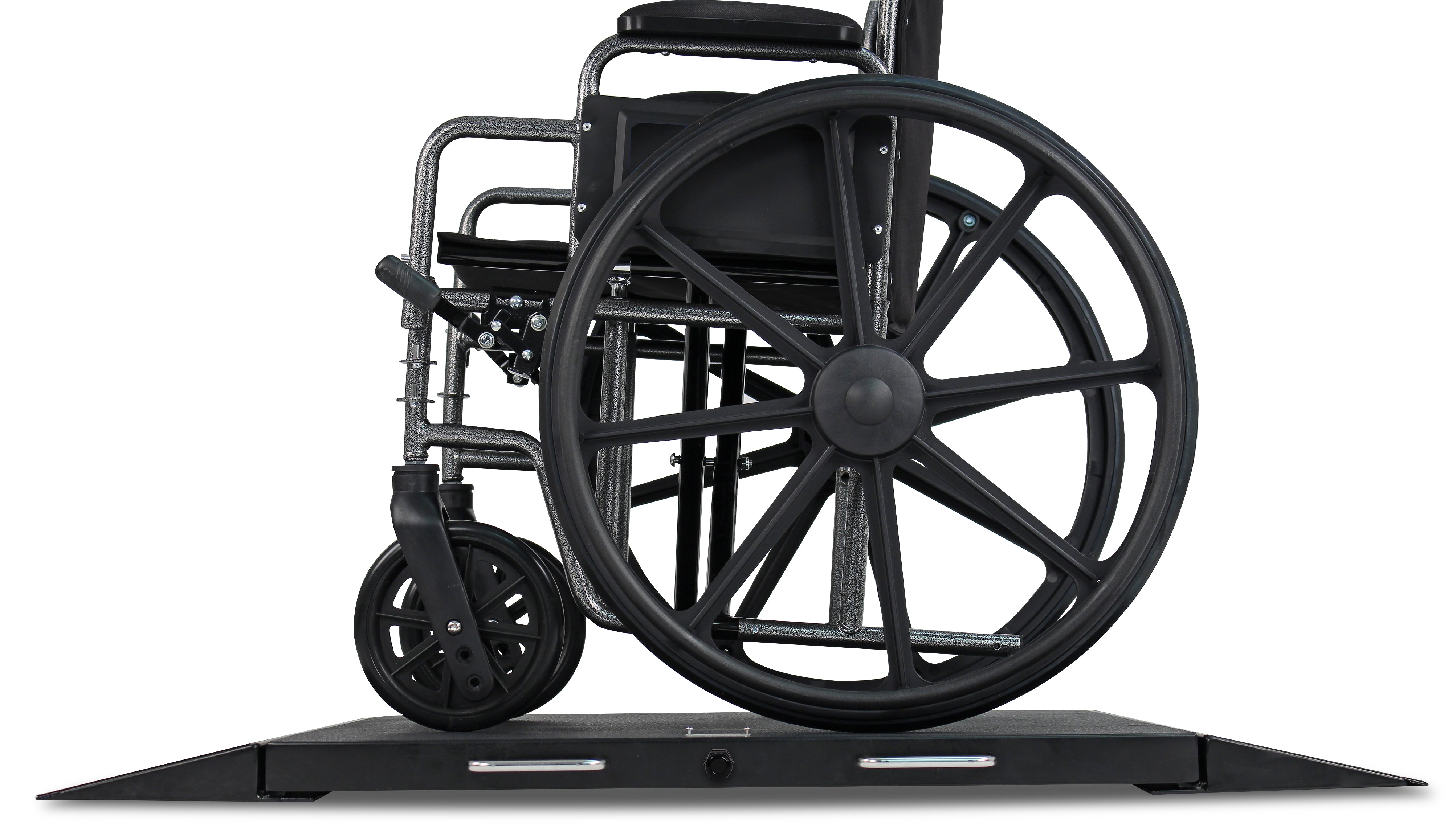 Detecto 6400-AC Wheelchair Scale, Portable, Digital, 1000 lb x .2 lb / 450 kg x .1 kg, AC Adapter