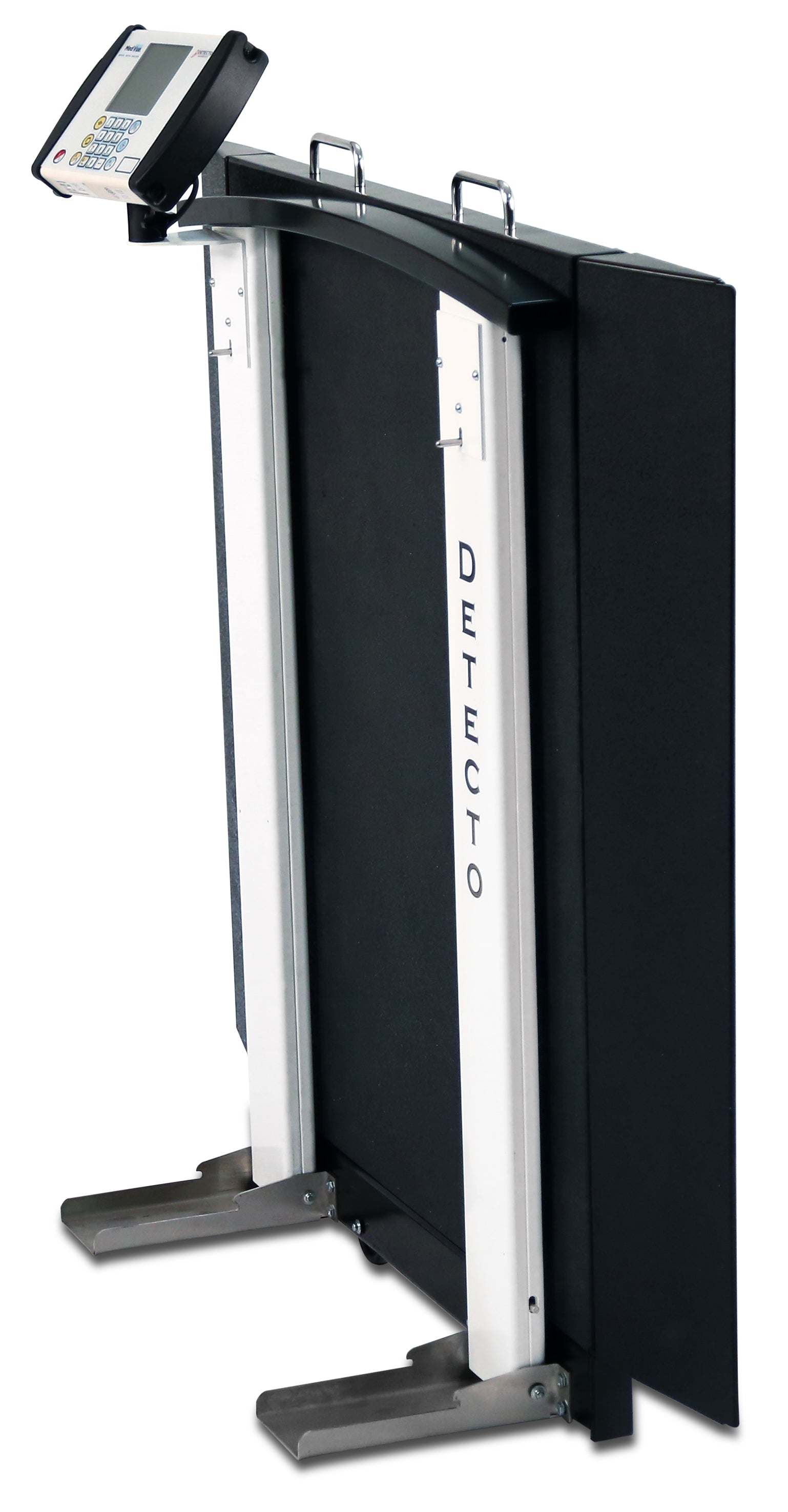 Detecto 6560 Wheelchair Scale, Portable, Digital, Folding Column, 1000 lb x .2 lb / 450 kg x .1 kg