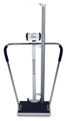 Detecto 6854DHR-C-AC Bariatric Scale, Digital, 600lb x .2lb / 270kg x .1kg, 18"x14" Platform, DHR, BT/WiFi, AC Adapter