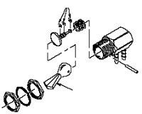 DCI 7040 Toggle Valve, Side Ported, 2-Way, Black