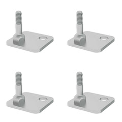 Metro SAFP Threaded Seismic Foot Plate Kit, Pack of 4