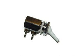 DCI 7157 Toggle Valve Side Ported Exhausting, Momentary, 2-Way, Normally Closed Gray