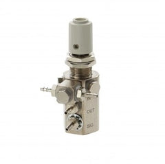 DCI 7302 Water Relay Combo Valve with Gray Knob and Double Barb Swivel