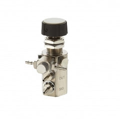 DCI 7304 Water Relay Combo Valve with Black Knob and Double Barb Swivel