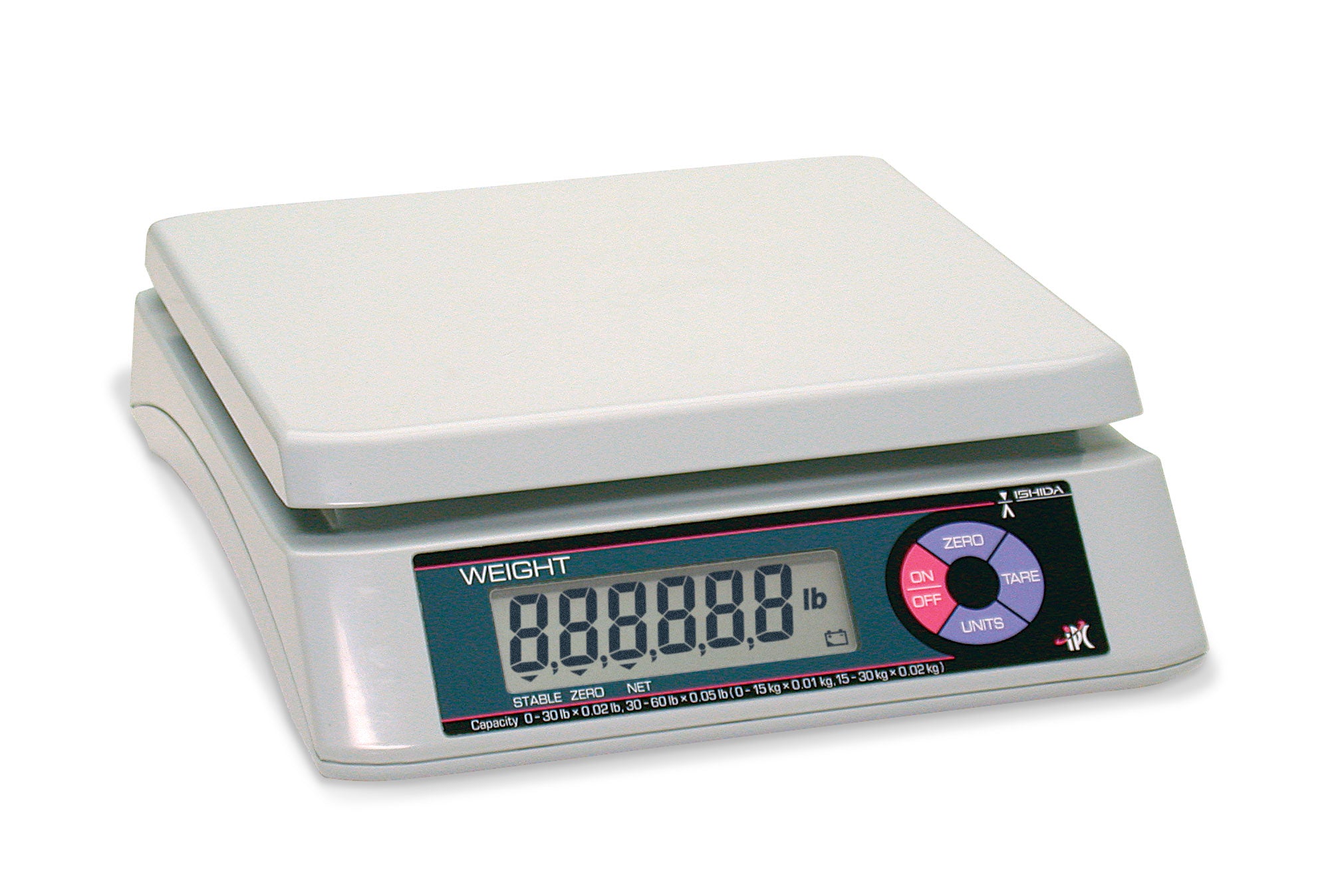 Rice Lake 75454 Ishida IPC 6lb Single Display, Portable Bench Scale with 1 year Warranty