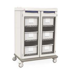 Metro SXRDIVSTOR Starsys Secure IV Cart, Double-Wide