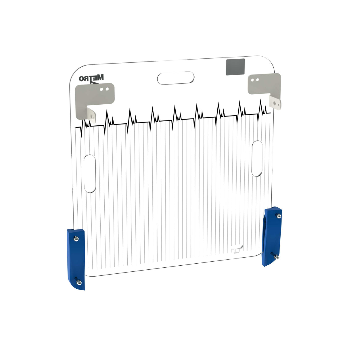 Metro FL309-21 Flexline Backboard with Rear Assembly Kit for 36" High Flexline Carts