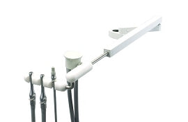 DCI 5447 Telescoping Arm Assistant's Instrumentation Standard 3 Position (Syr, HVE, SE) White