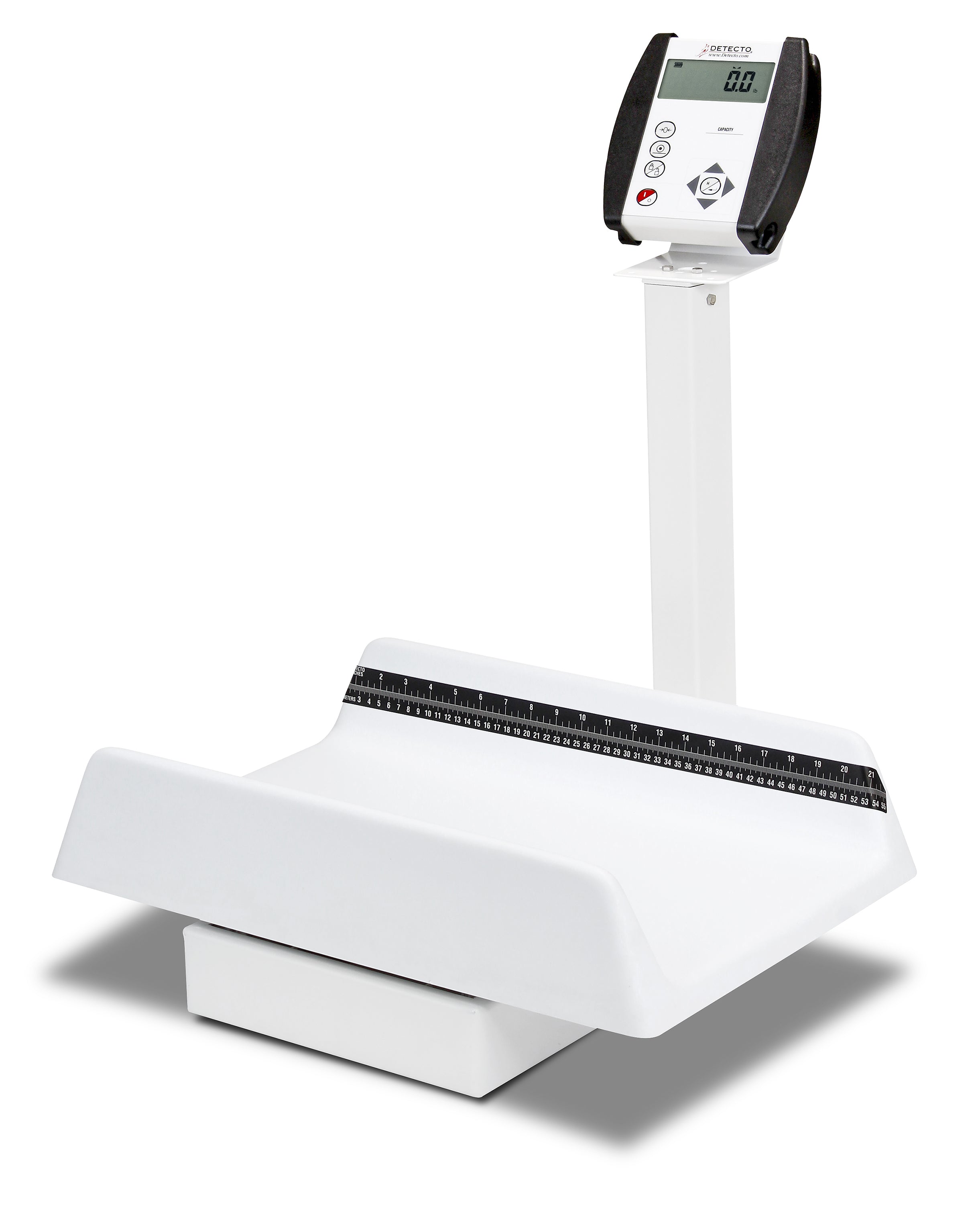 Detecto 8435 Digital Pediatric Scale with Built-in Measuring Tape