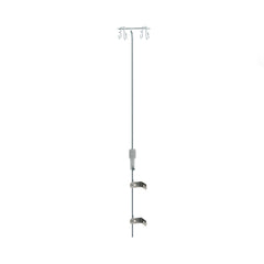 عمود Metro FL317 Flexline 4-Hook IV مع حامل عربة