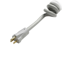 Metro C5T-STRPLG Coiled Cord with Straight Plug Option for 15 amp, 120V C5 T-Series Cabinets