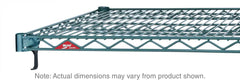 Metro Super Adjustable Super Erecta A2136NK3 Industrial Wire Shelf, Metroseal Green Epoxy, 21" x 36"