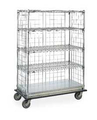 Metro LXH56C Super Adjustable Super Erecta Linen Exchange/Transport Cart