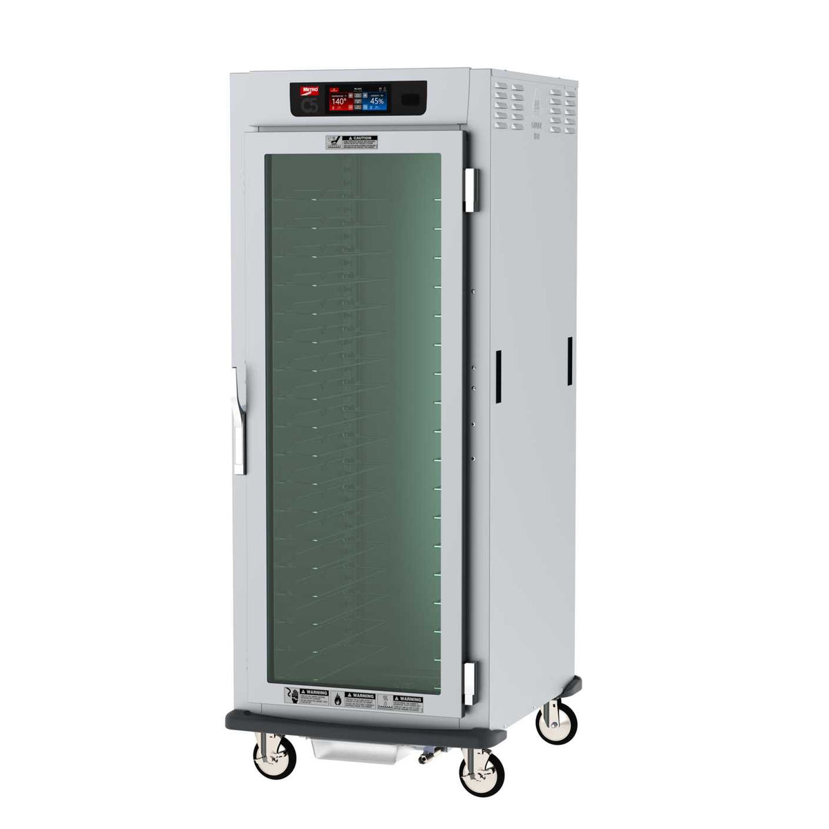 Metro C599X-SFC-U C5 9 Series Controlled Humidity Reach-In Heated Holding and Proofing Cabinet, Full Height, Full Length Clear Door, Universal Wire Slides, 220-240V, 50/60Hz, 1681-2000W