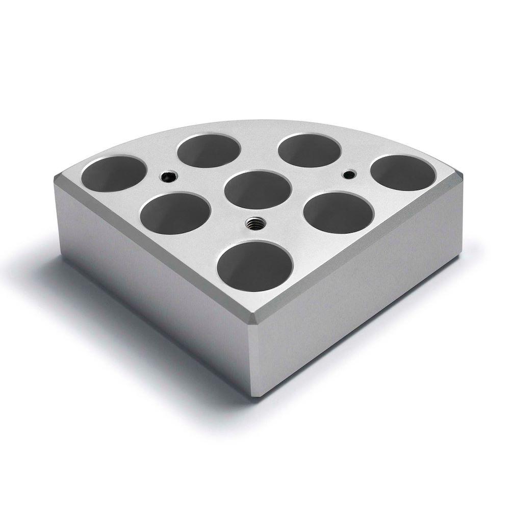 Velp Scientifica A00000328 Heating Magnetic Stirrers Multi Aluminum Block, 8 Positions, Ã˜17 x h 26 mm