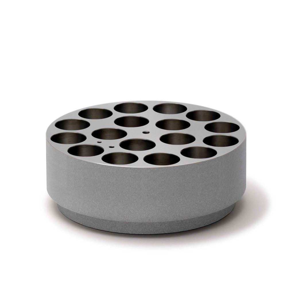 Velp Scientifica A00000340 Heating Magnetic Stirrers Mono Aluminum Block, 17 Positions, Ã˜28 x h 43 mm