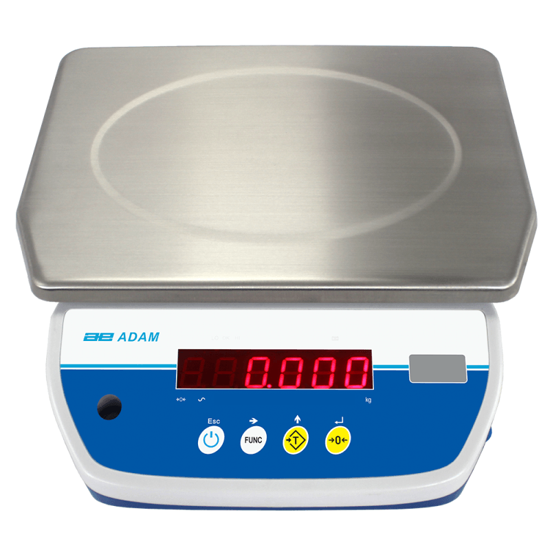 Adam Equipment ABW 32 70lb/32kg Capacity, 0.01lb/5g Readability, Washdown Scale