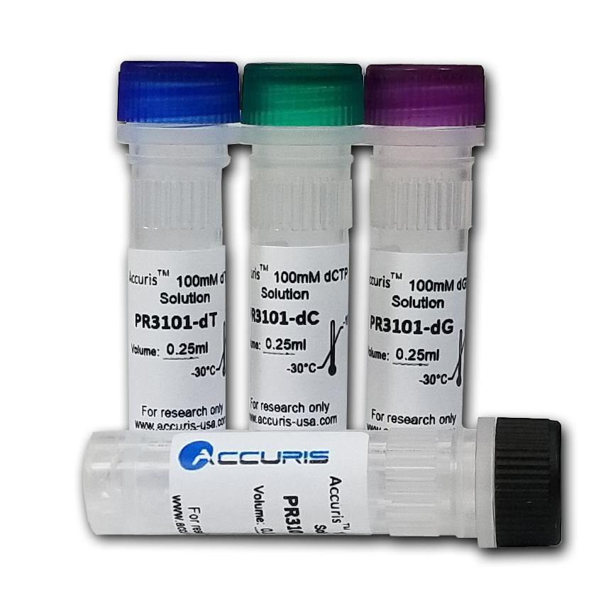 Accuris PR3101-S-1 100mM dNTP Set, 250Âµl /25Âµmol of each