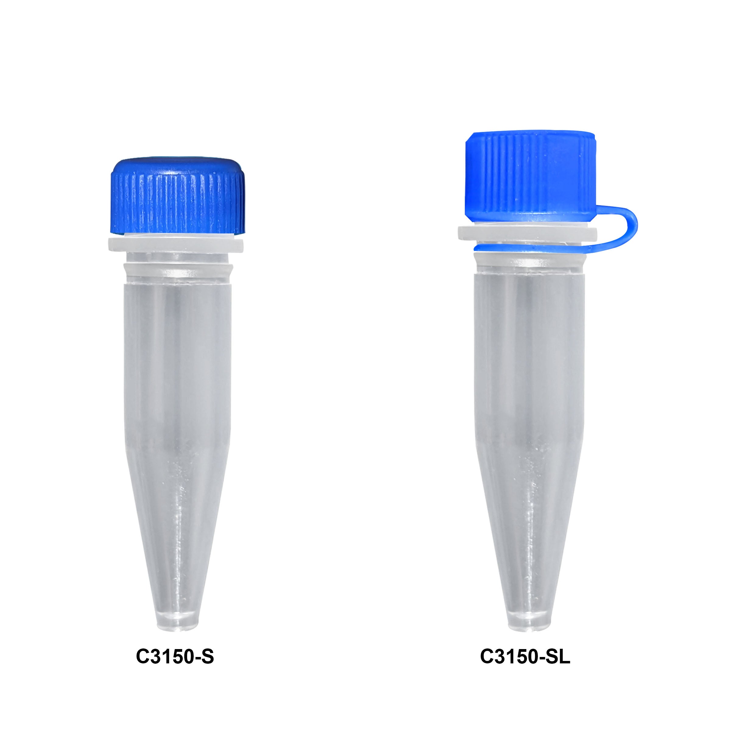 MTC Bio C3150-SL, Loop-Cap 1.5ml Microtube, 10 Bags of 100 Tubes, 1000/cs