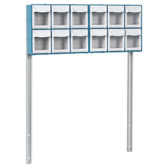 Detecto CAB12 DETECTO 12-Bin Organizer with Accessory Bridge