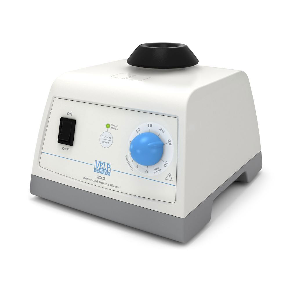 Velp Scientifica F202A0176 ZX3 Advanced Vortex Mixer, 100-240V/50-60Hz with 3 years warranty