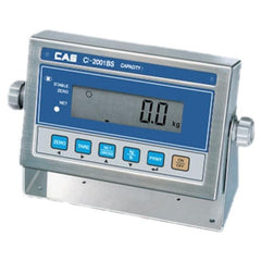 CAS HFS-505، 5000 × 1 رطل، ميزان أرضي، 5 × 5 بوصة مع مؤشر CI-2001B - ضمان لمدة عامين