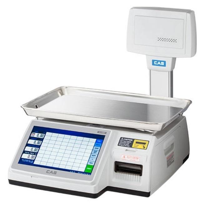 CAS CL7200P Touchscreen Label Printing Scale with 1 Year Warranty