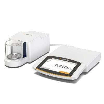 Sartorius Cubis II Ultra-Micro with High Resolution Color Touch Screen, Automatic Round Glass Draft Shield (2.1g x 0.1Âµg)