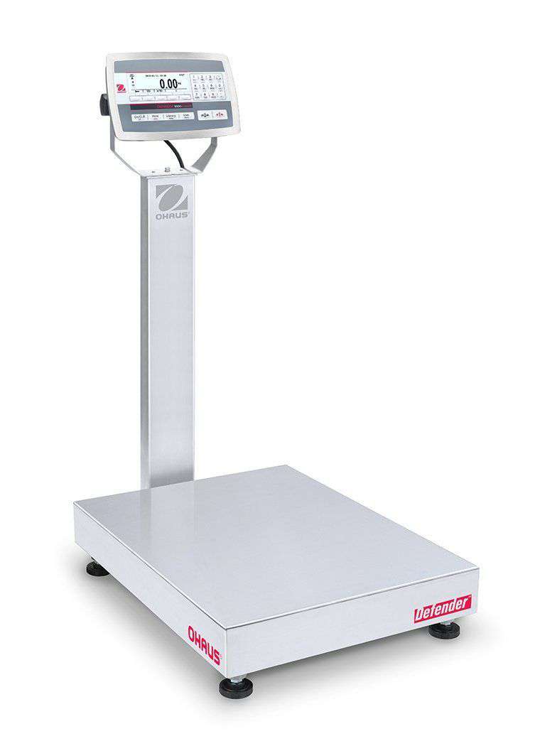 Ohaus D52XW500WQV8 Defender 5000 Washdown Bench Scale, 1,000 x 0.05 lbs with Warranty