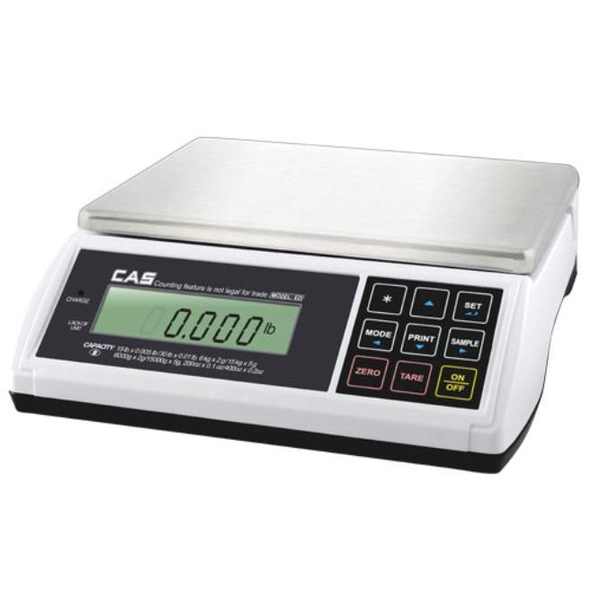 CAS ED-6LB, 3-6 x 0.002 lbs, ED-6 Multifunction Bench Scale with 2 Year Warranty