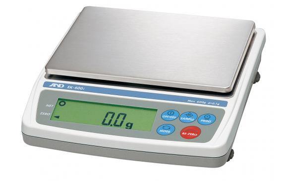 A&D Weighing EK-1200i Compact Balance, 1200g x 0.1g with External Calibration, NTEP with Warranty