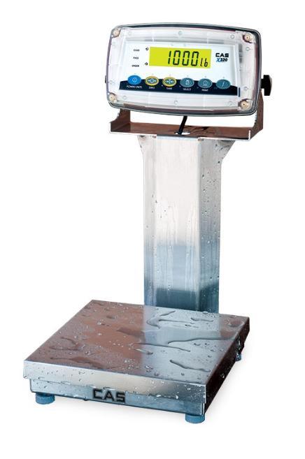 CAS EX-10005, 5 lbs, Enduro Extreme Washdown Checkweigher, 10" x 10" x 2" with 2 Year Warranty