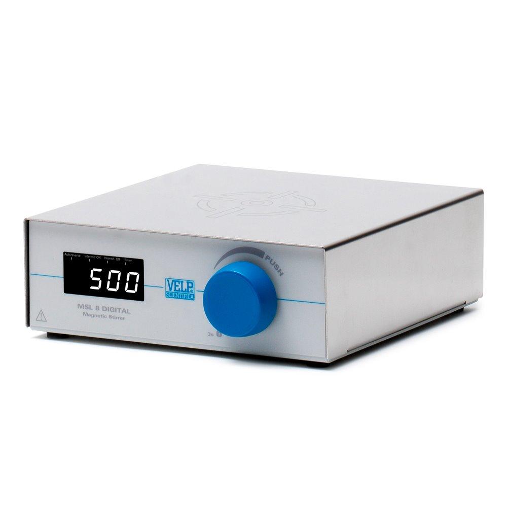 Velp Scientifica F203A0510 MSL8 Digital High Volume Magnetic Stirrer, 100-240V/50-60Hz with 3 years Warranty