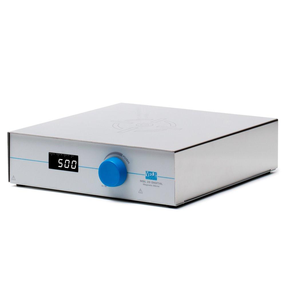 Velp Scientifica F203A0511 MSL25 Digital High Volume Magnetic Stirrer, 100-240V/50-60Hz with 3 years Warranty