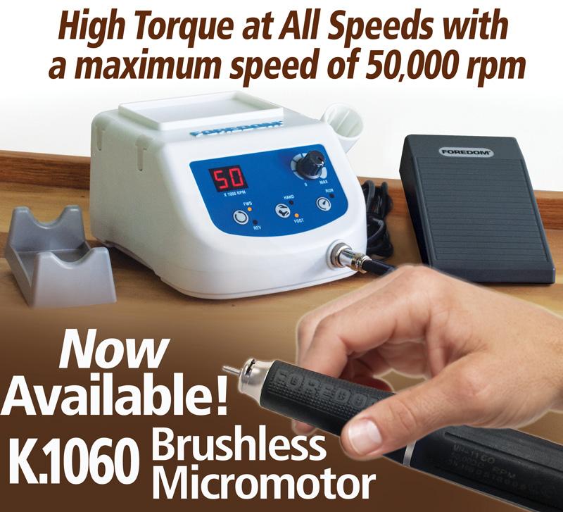 Foredom H.MH-160 3/32"(2.35mm) & 1/8"(3.175mm), Brushless Micromotor Handpiece