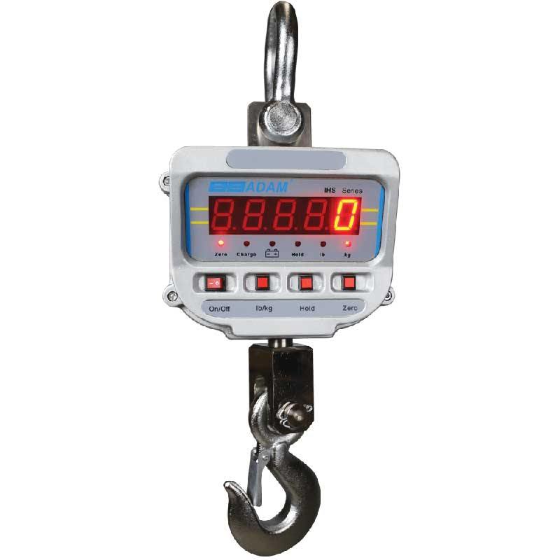 Adam Equipment IHS 10a 10000lb/5000kg, 2lb/1kg, IHS Crane Scale - 12 Month Warranty