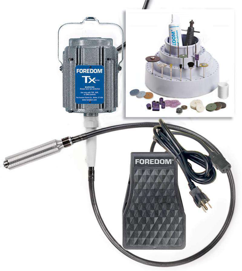 Foredom K.TX300 Jewelers Kit 2-Year Limited Warranty.