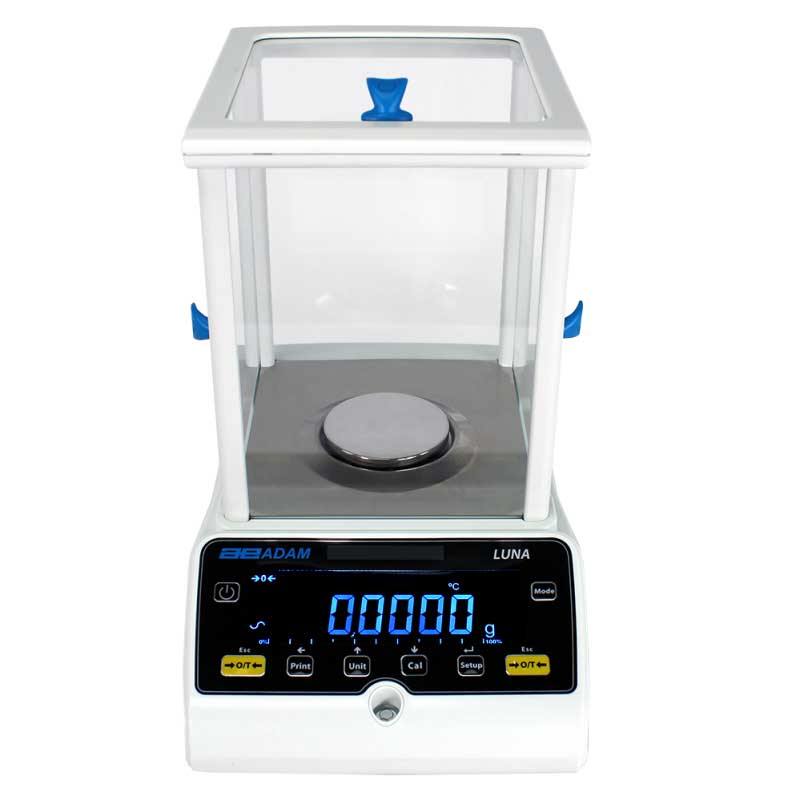 Adam Equipment LAB 124e 120g, 0.0001g, Luna Analytical Balance - 24 Month Warranty