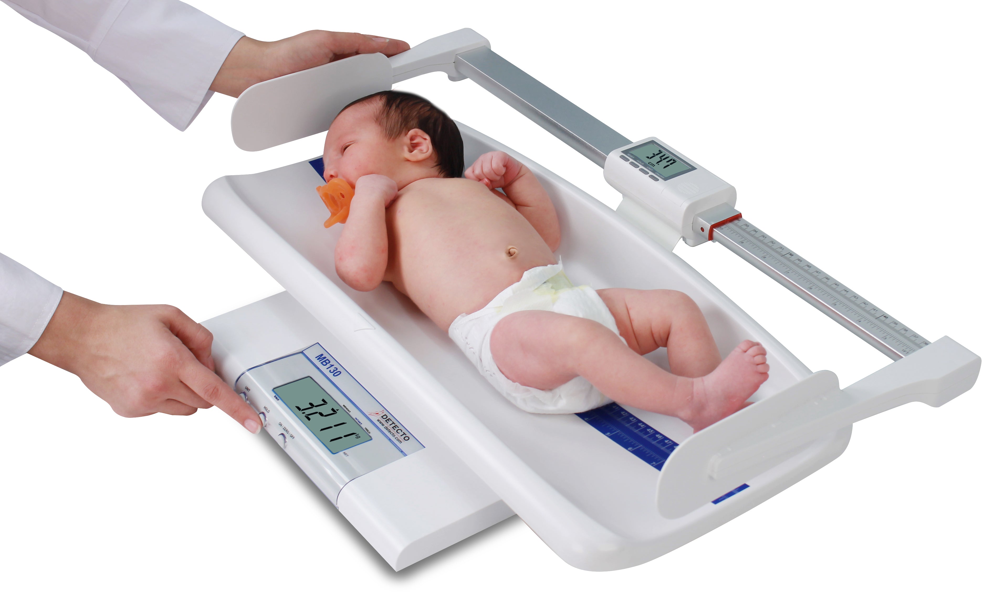 Detecto Digital Pediatric Baby Scale with Weighing Tray